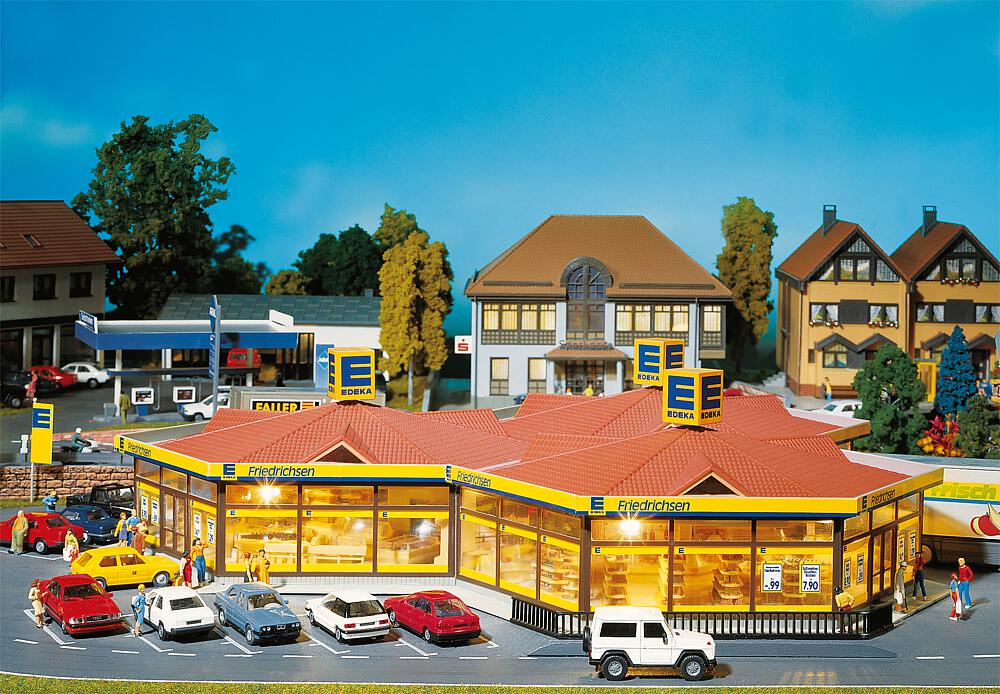 Faller 130342 Spur H0 Edeka-Markt Friedrichsen          64,9