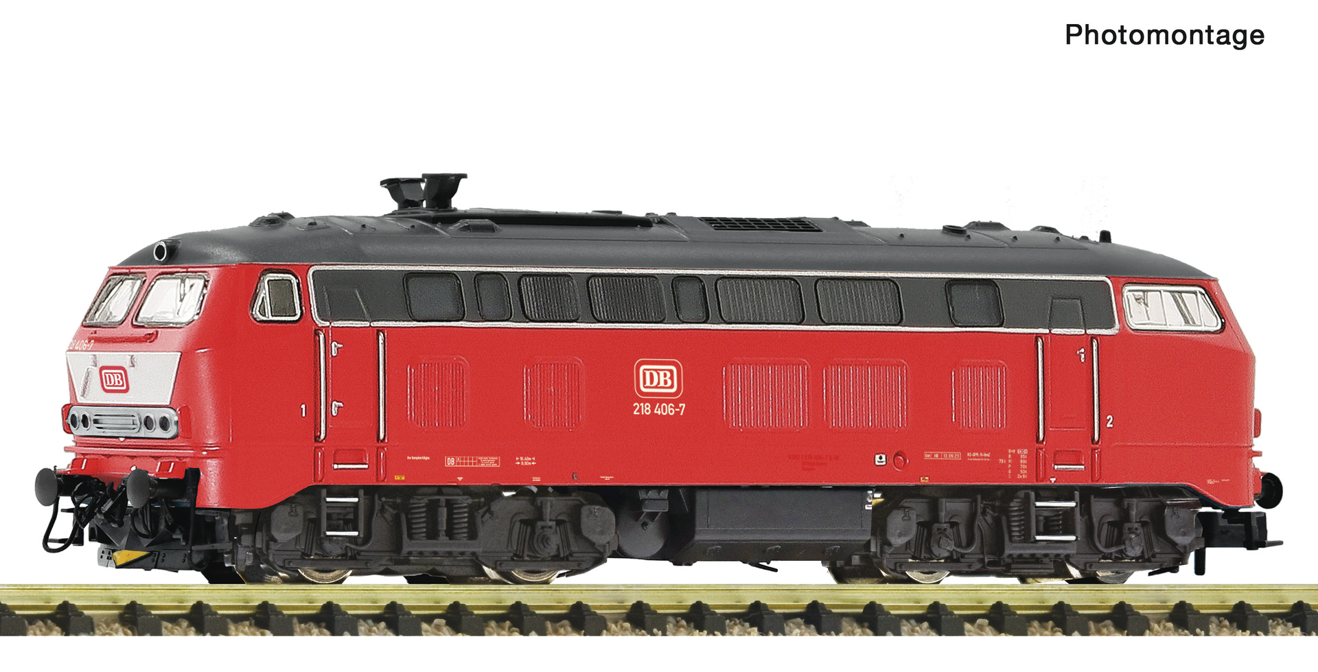 FLEISCHMANN 7370034 Spur N  Diesellok 218 406 DB-AG DCC-Soun
