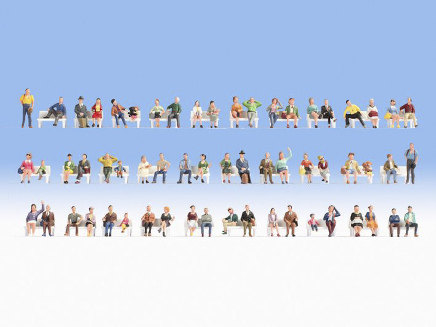 NOCH 37071 Spur N Mega-Spar-Set “Sitzende” 60 Figure98,99