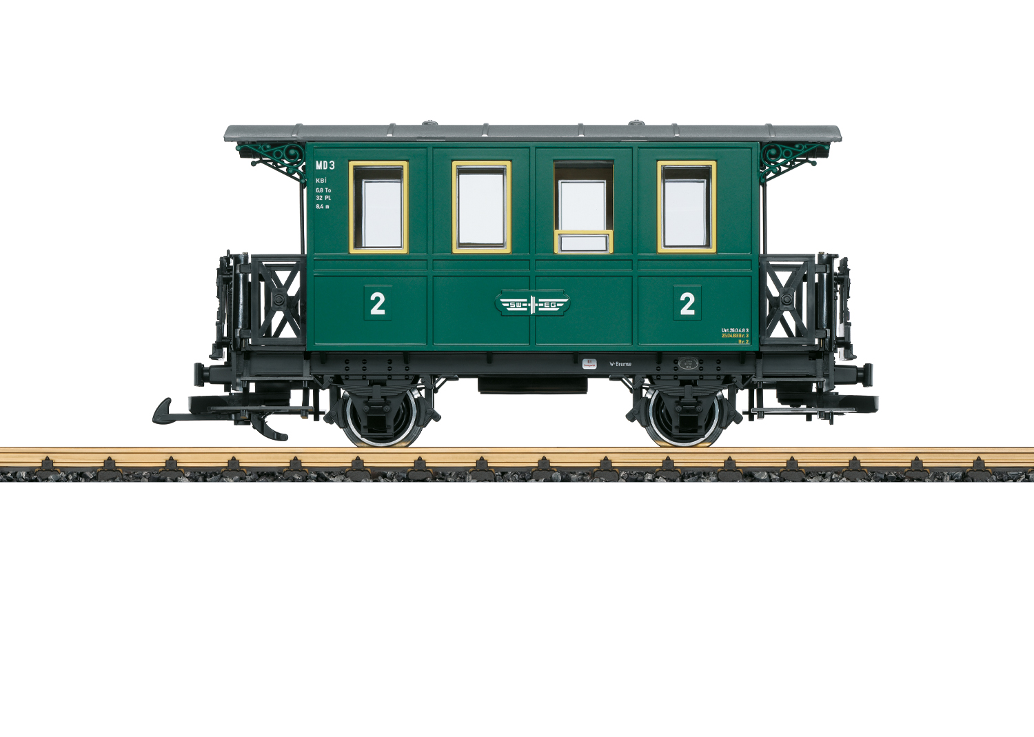LGB 30142 Spur G Jagsttalbahn Personenwg.MD 3         149