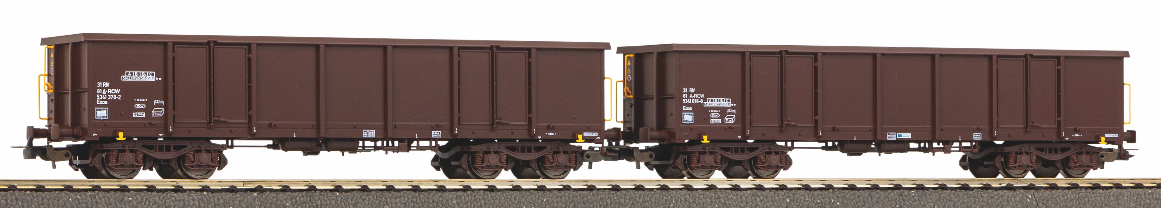 PIKO 58237 H0 2er Set Offene Gueterwagen Ea