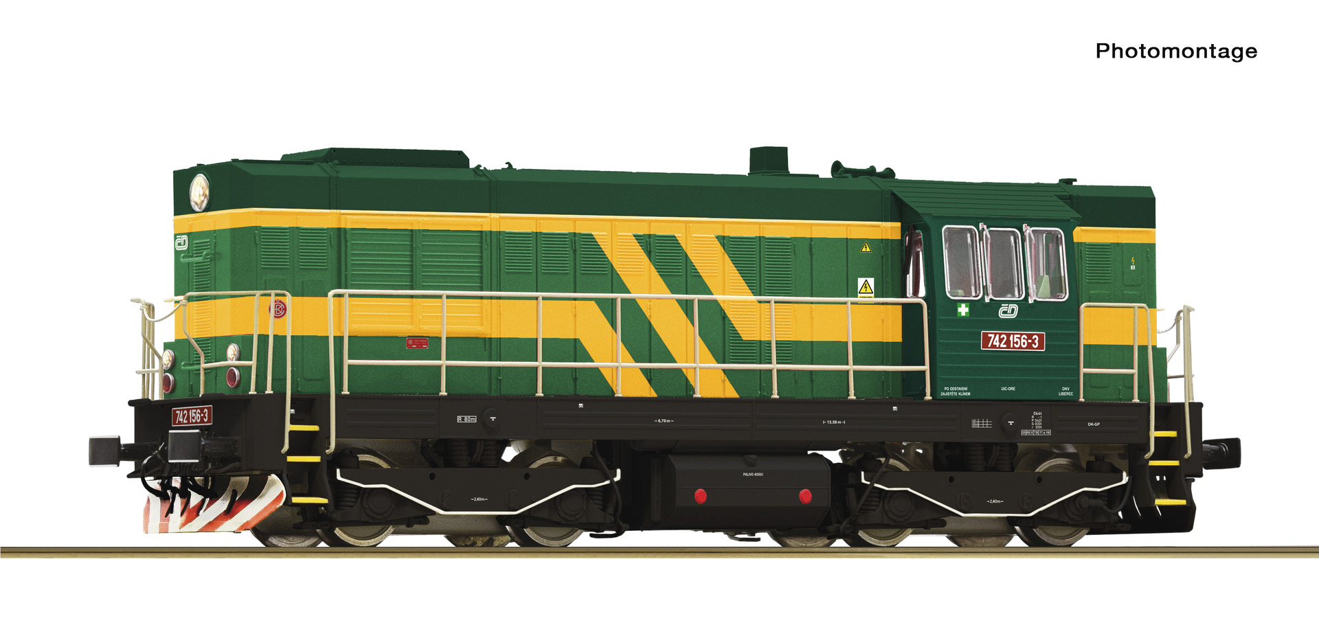 ROCO 7310021 Spur H0 Diesellokomotive 742 156-3 DCC   339,9