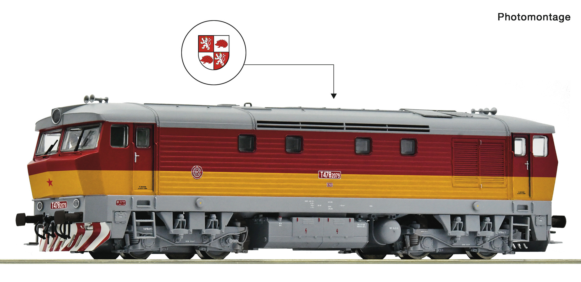 ROCO 7310090 Spur H0 Diesellokomotive T 478 2079 DCC  344,9