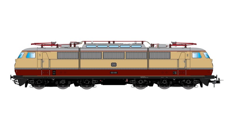 ESU 31173 =+~ E-Lok, H0, E03, E03 003 DB, TEE, Ep III, Vorbi