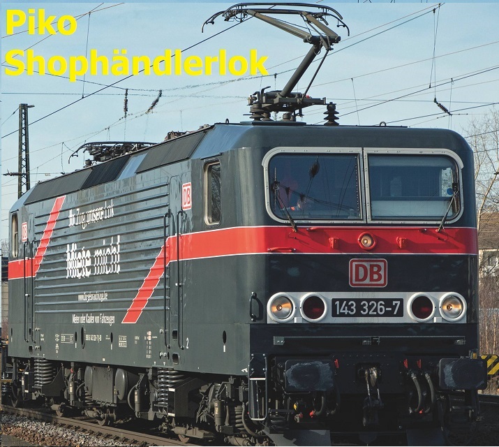 H0~BR143 326-7 DBAG Ep VI Miete mich SOUND Shophändlermodell