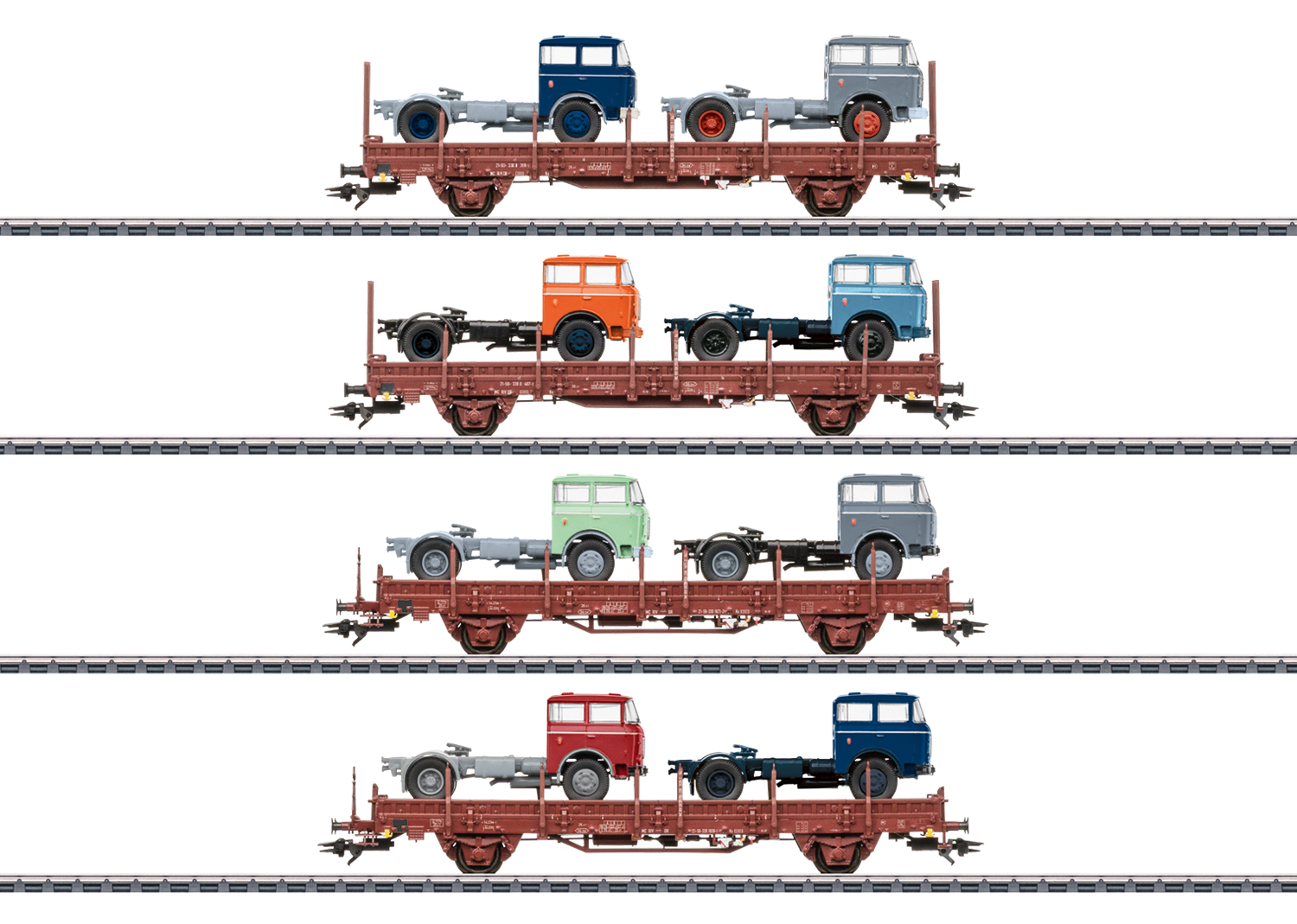 Märklin 46406 Spur H0  Güterwagen-Set Fahrzeugtranspor299