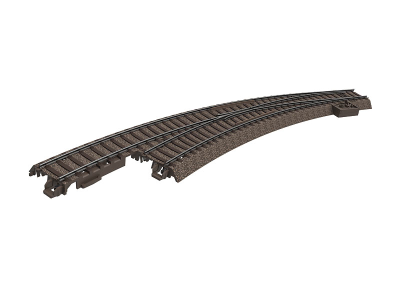 Trix 62771 Spur H0 Trix H0 Bogenweiche links Radiu    54,99