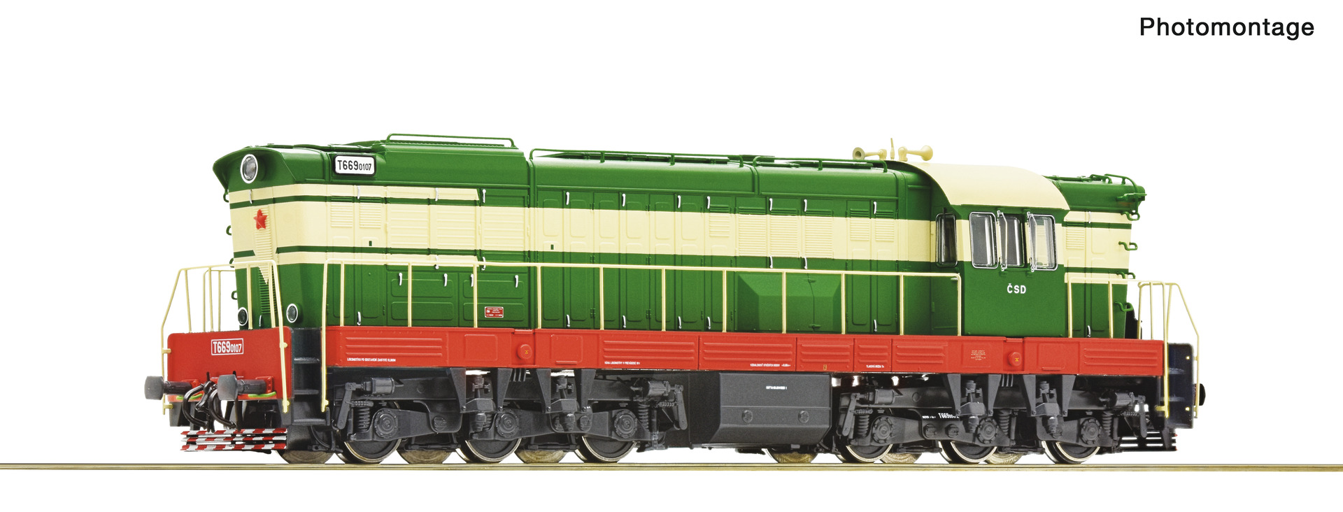 ROCO 7310012 Spur H0 Diesellok T669 CSD DC-Sound DCC  349,9