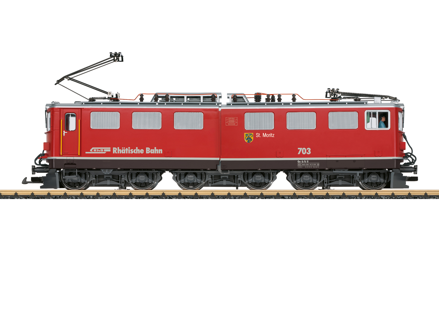 LGB 22064 Spur G E-Lok Ge 6/6 II RhB                  1590