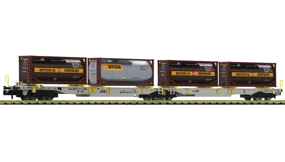 Fleischmann 825026 Spur N T2000 + Bertschi Taschenwagen AAE