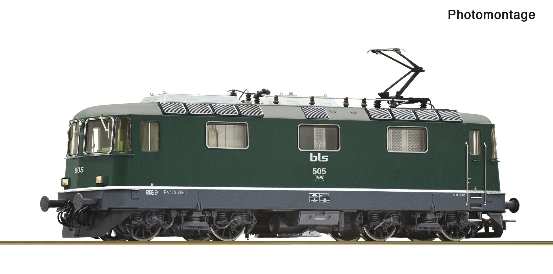 ROCO 7510110 Spur H0 E-Lok Re 4/4 BLS DC-Sound DCC    454,9