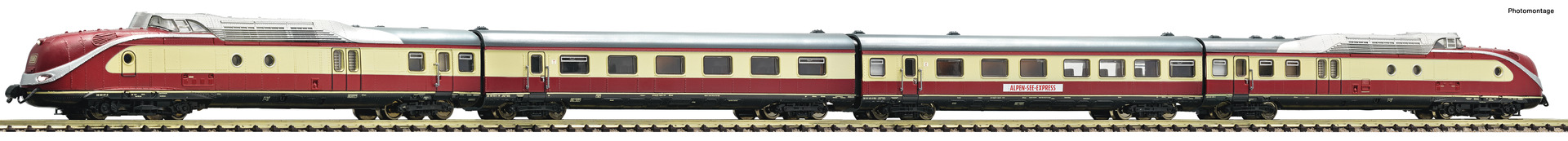 Fleischmann 741085 Diesel-Triebzug BR 601 DB Sound.   609,9