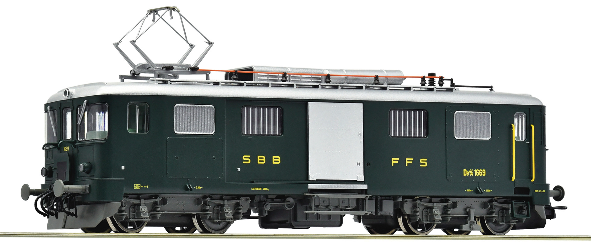 ROCO 7700014 Spur H0 Elektro-Gepäcktriebwagen De 4/4 1274,9