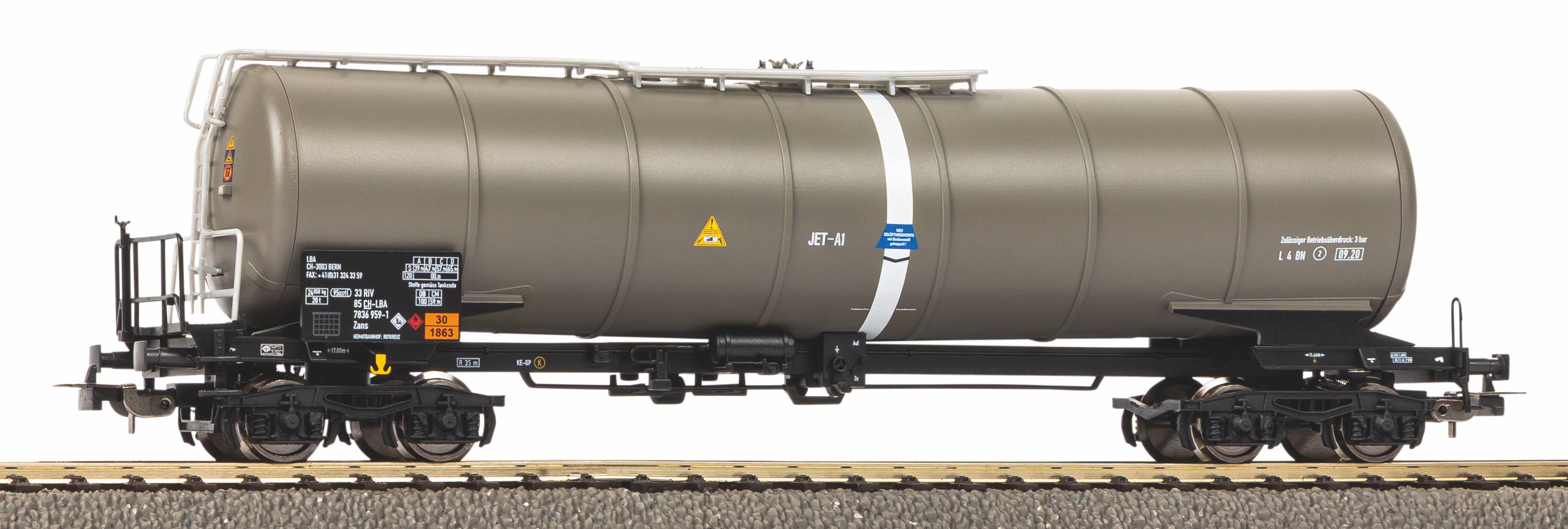 PIKO 24628 Knickkesselwagen Zans Jet A-1 CH   Ep6