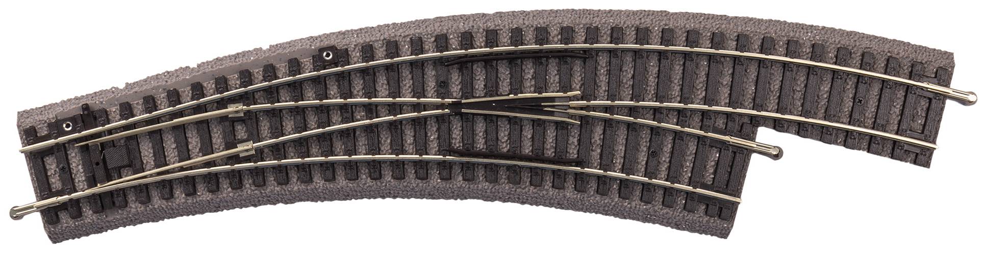 PIKO 55423 H0 Bogenweiche mit Bettung, rech