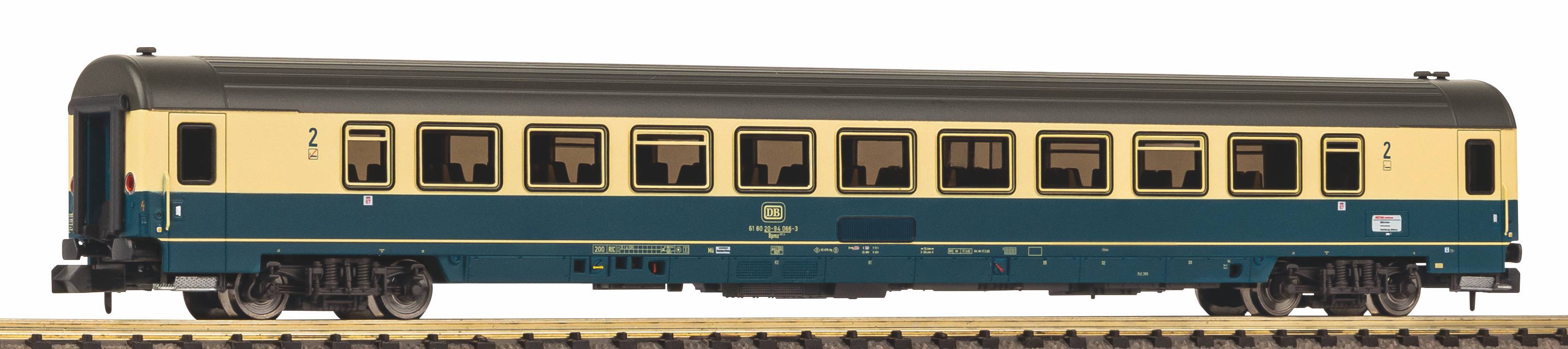 PIKO 40665 N-IC Großraumwg. 2. Kl. Bpmz 291 DB Ep.4, andere