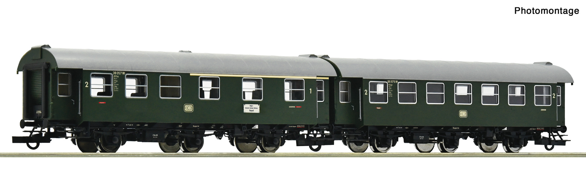 ROCO 6200123 Spur H0 2er Set Umbauwagen DB #1         94,9