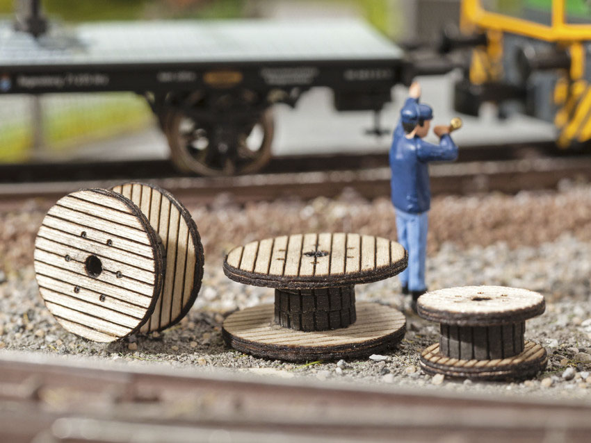 NOCH 14202 Spur  H0 Kabelrollen 3er-Set             8,29