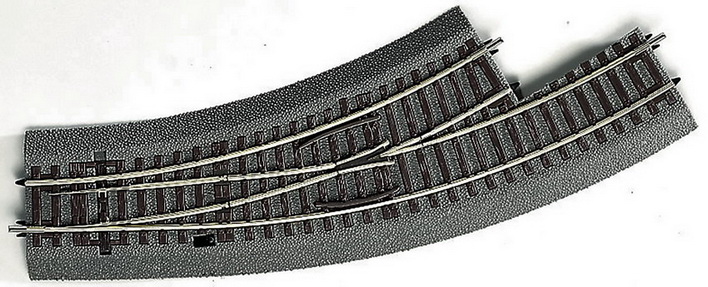 ROCO 42556 Spur H0  Bogenweiche li. BWl2/3      HA    34,6