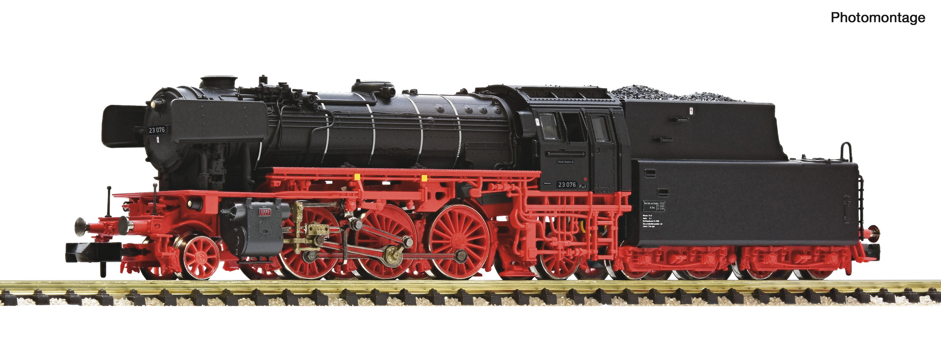 FLEISCHMANN 7160027 Spur N  Dampflok 23 076 DC