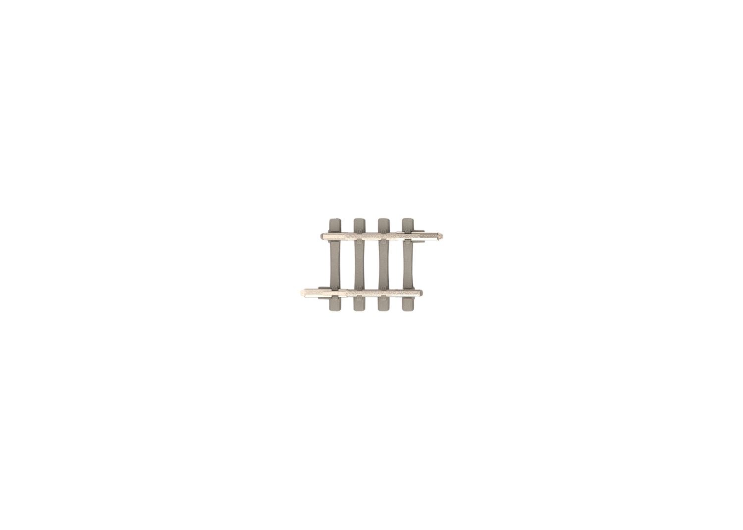 Minitrix 14503 Spur N Gerades Gleis mit Betonschwe    2,69