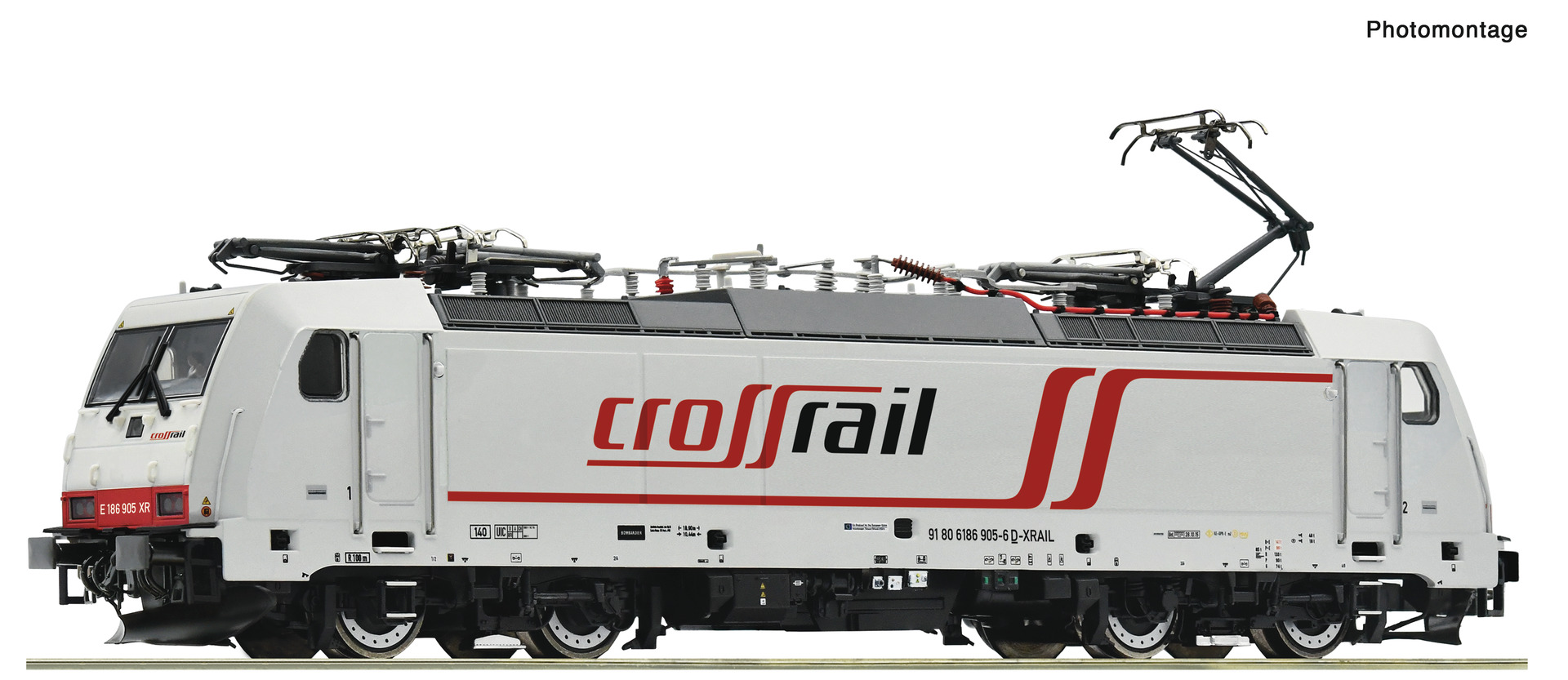ROCO 7520099 Spur H0 E-Lok BR 186 Crossrail AC-Sound A359,9