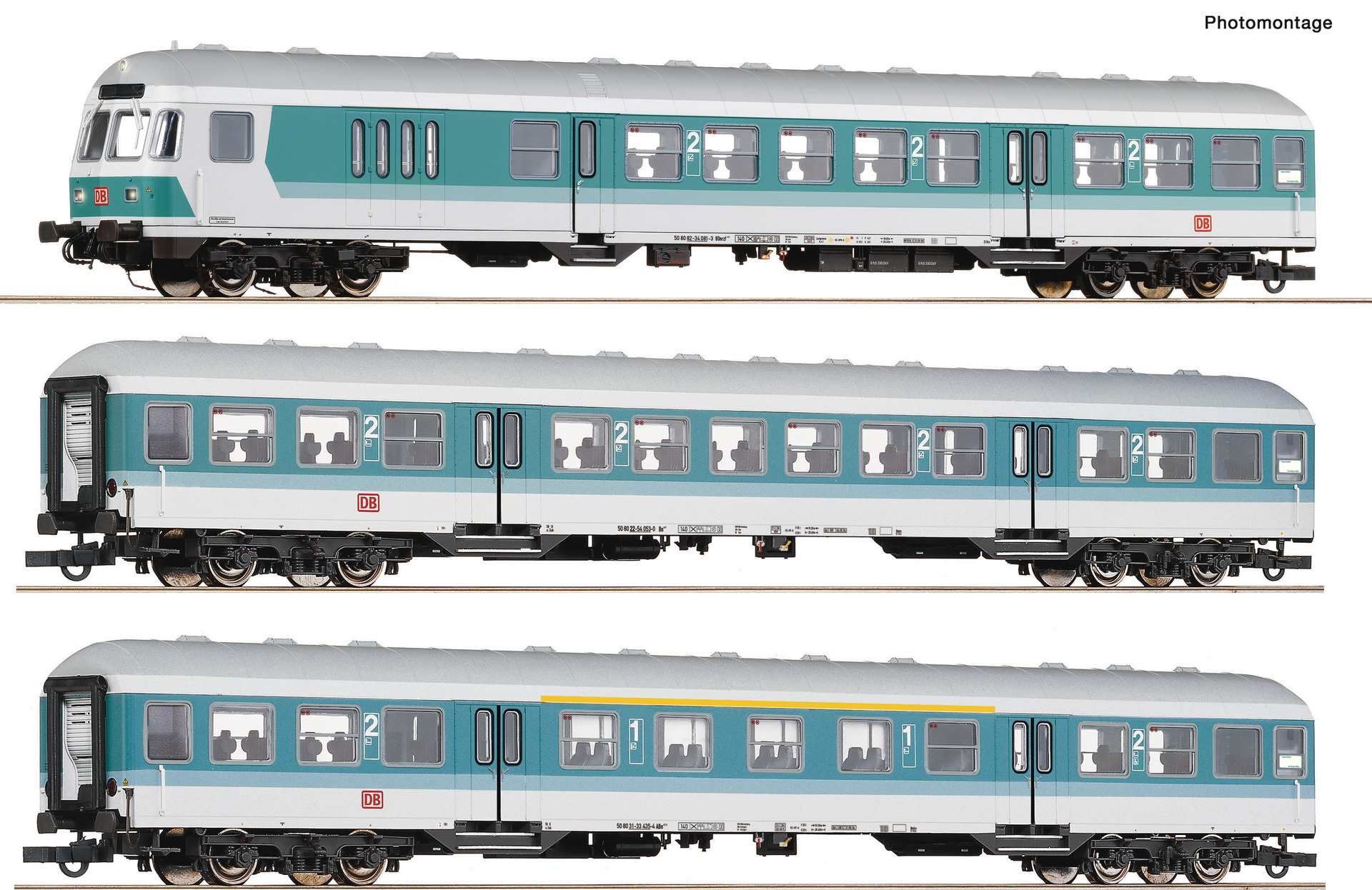 ROCO 6200034 3er Set n-Wagen DB-AG                    229,9