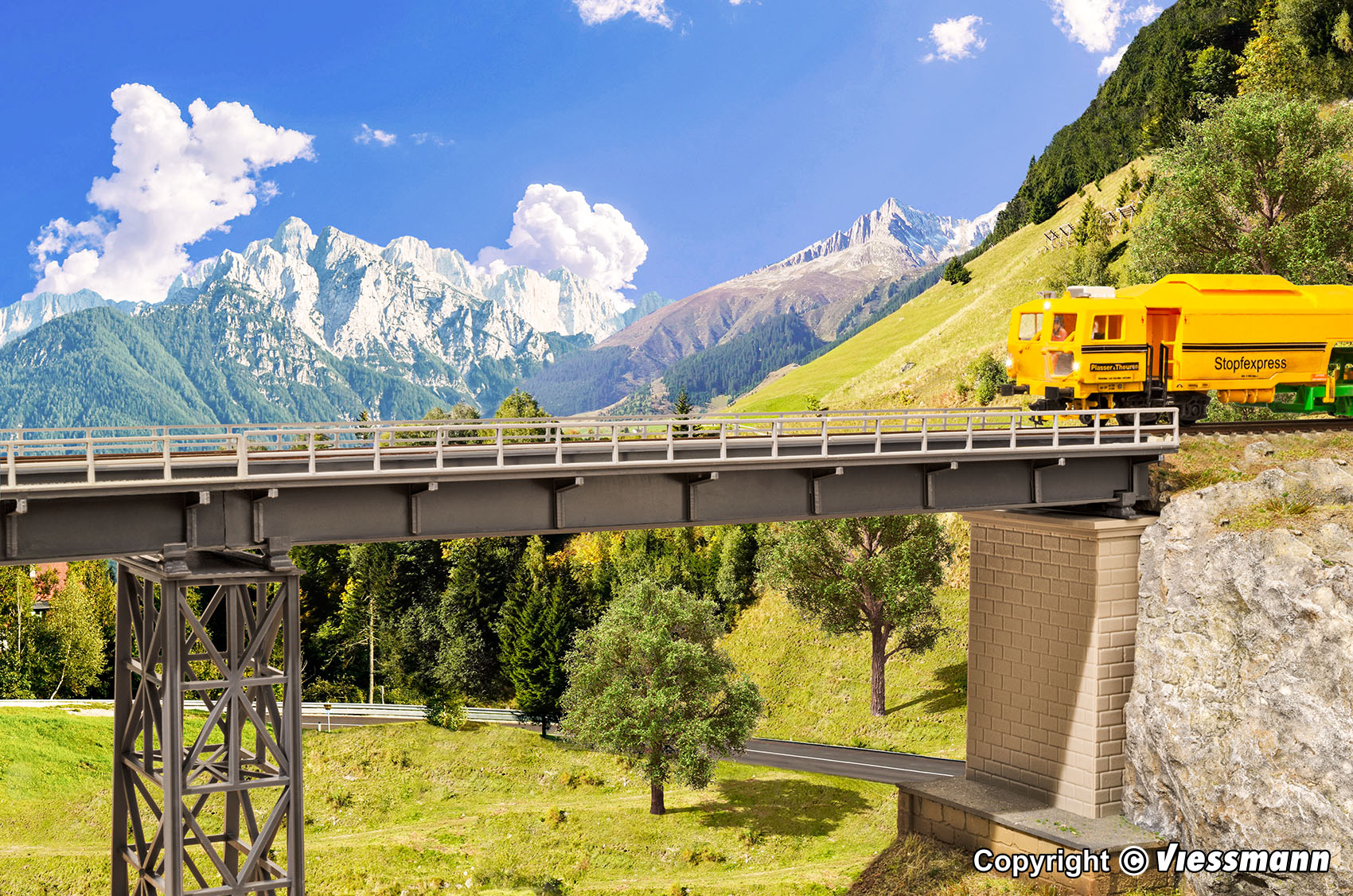 Kibri 39705 Spur H0 Stahltr.bruecke eingleis       28,95