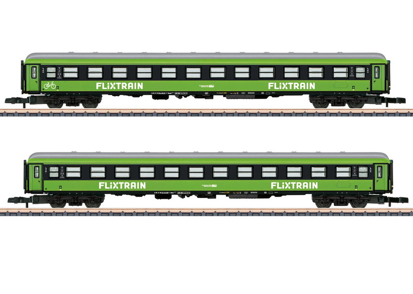 Märklin 87404 Spur Z Wagen-Set 2 FlixtTrain