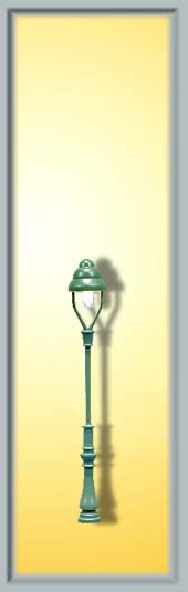 Viessmann 6011 Spur H0 Einheitsgaslaterne, LED wa  16,5