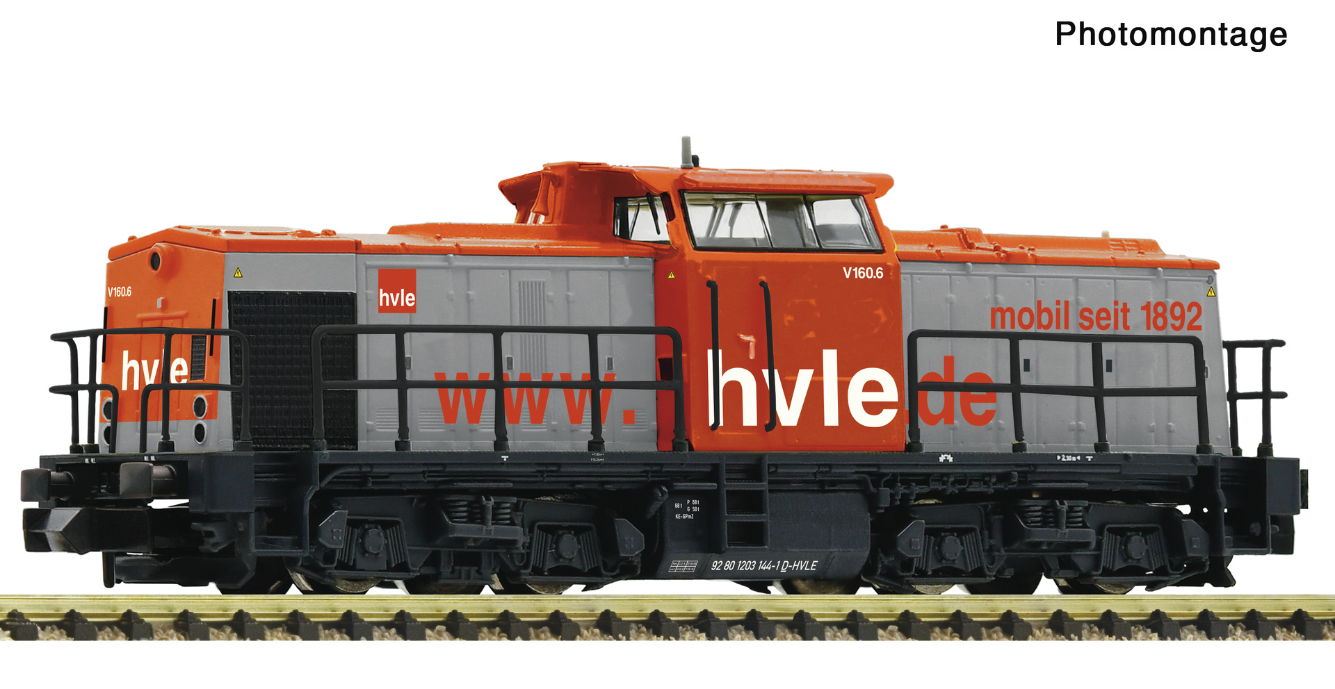 FLEISCHMANN 7360033 Spur N  Diesellok BR 203 HVLE DC