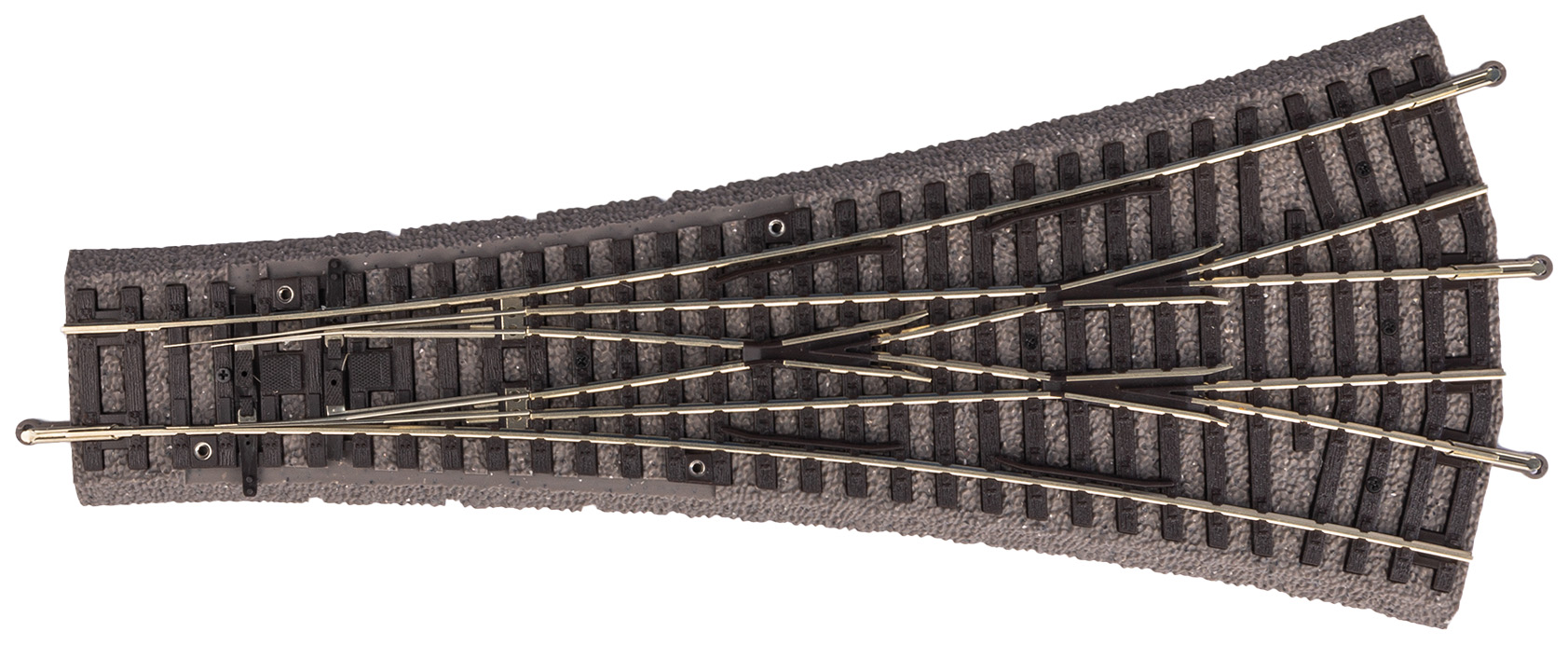 PIKO 55425 H0 3-Wege Weiche W3 mit Bettung