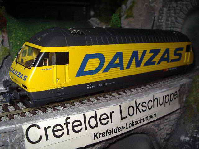 Roco 43750 Spur H0~E-Lok Re 460 018-5 E-Lok "Danzas"  SBB