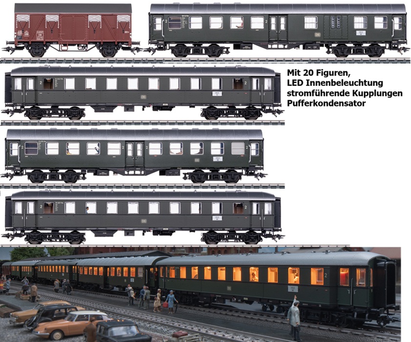Spur H0 Set zu BR 66 DB Innenbel.Fig SoN25TSoN25MIns[439.00]