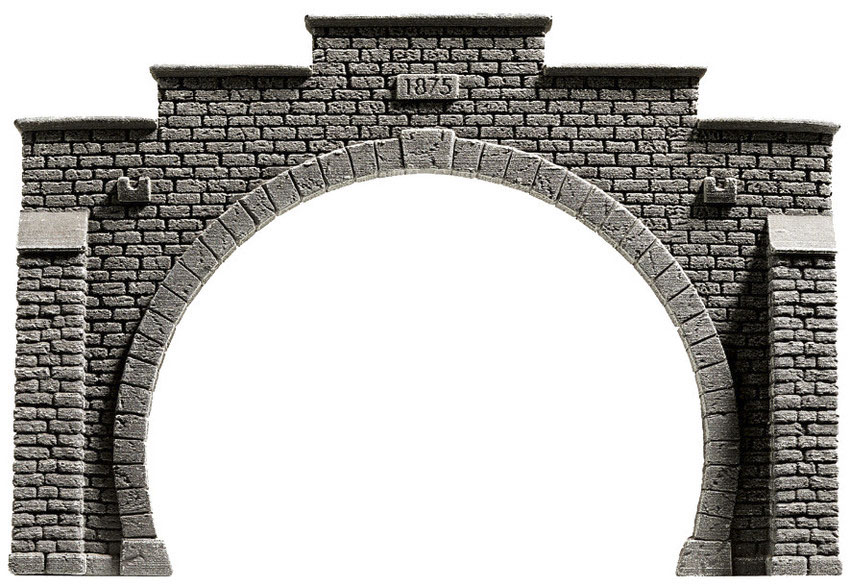 NOCH 48052 Spur TT Tunnel-Portal  2-gleisig, 16 x 1014,29