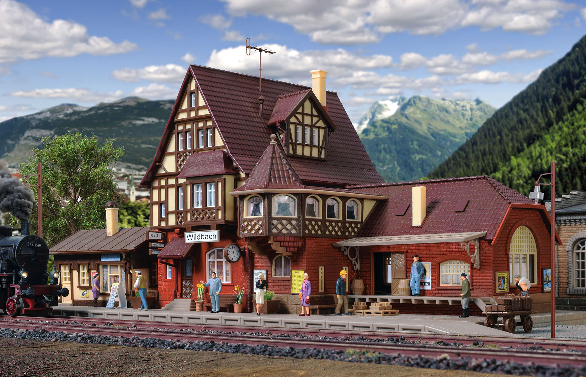 Vollmer 43512 Spur H0 Bahnhof Wildbach             69,95