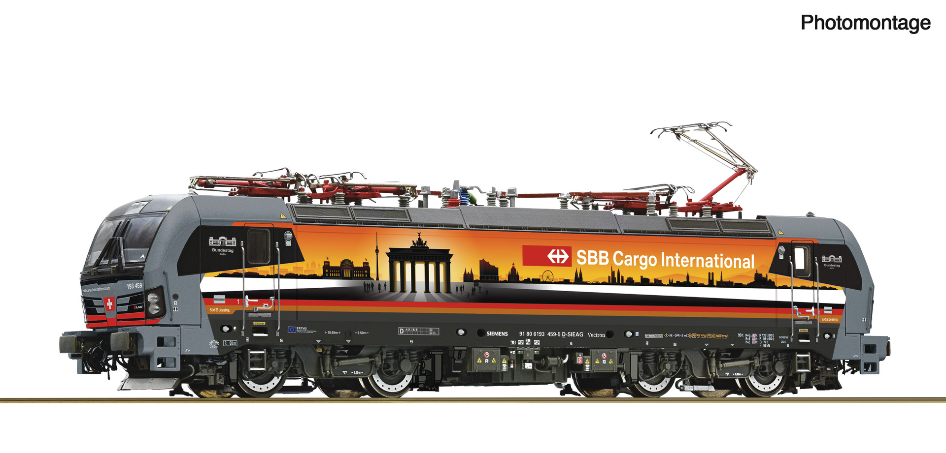 ROCO 7510065 Spur H0 Elektrolokomotive 193 459-5 „Deut399,9