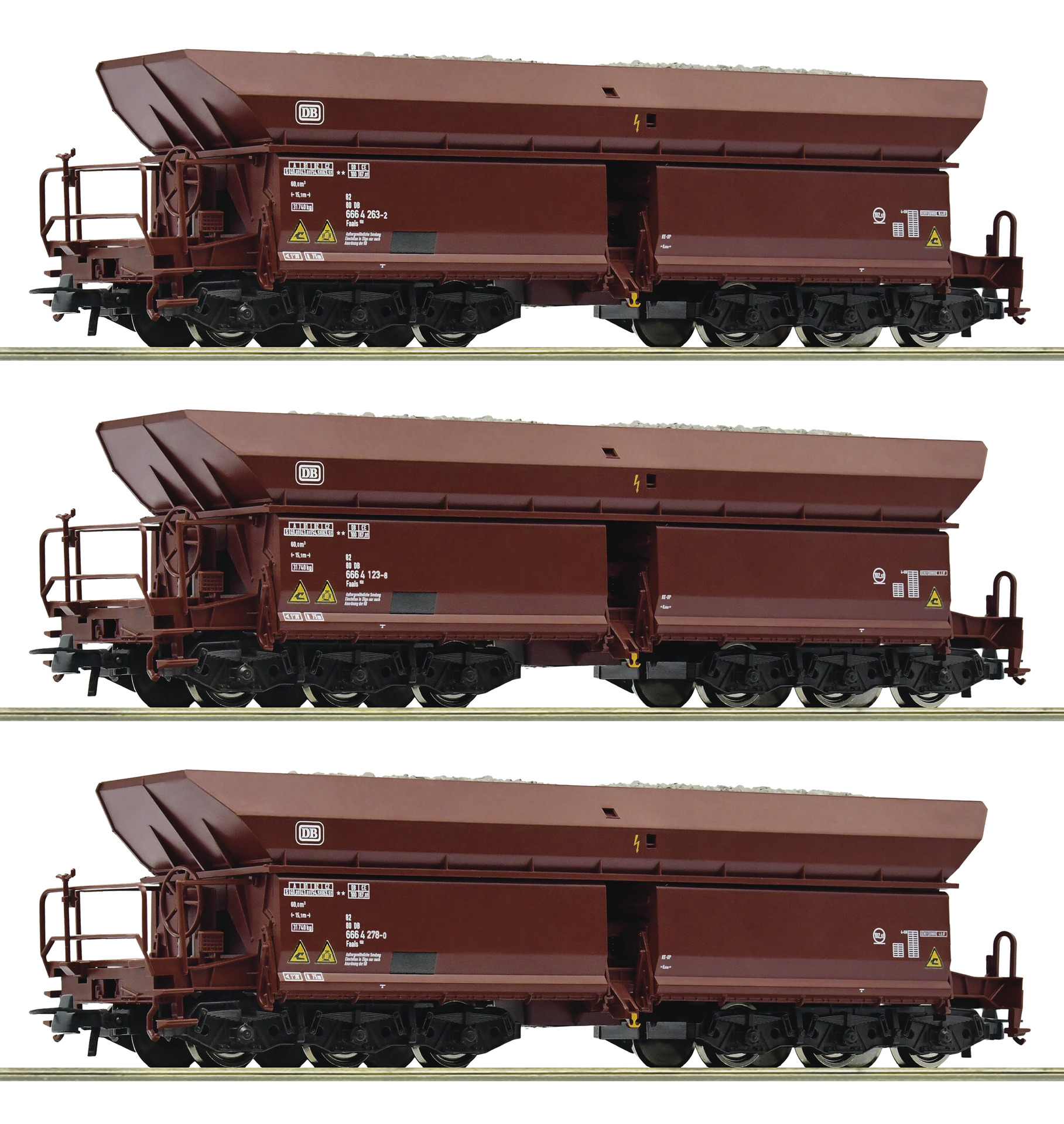 ROCO 77030 Spur H0 3-tlg. Set 1: Erzwagen DC