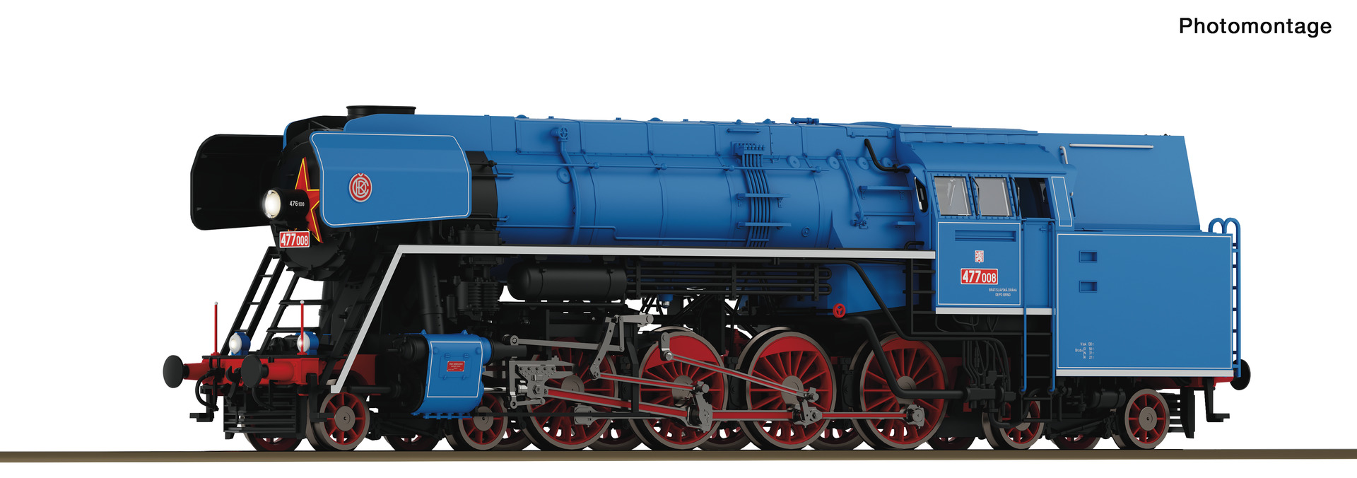 ROCO R7130033 Spur H0 Dampflokomotive 477 008 DCC     529,9