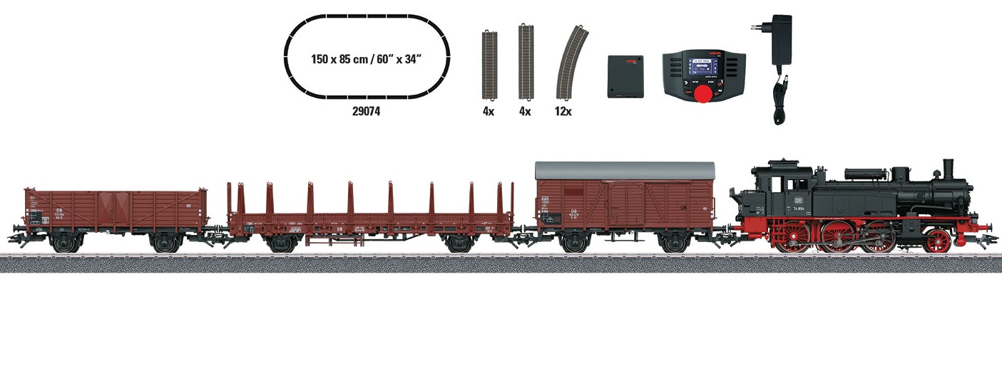 Märklin 29074 Spur H0  Digital-Startpackung Güterzug E299