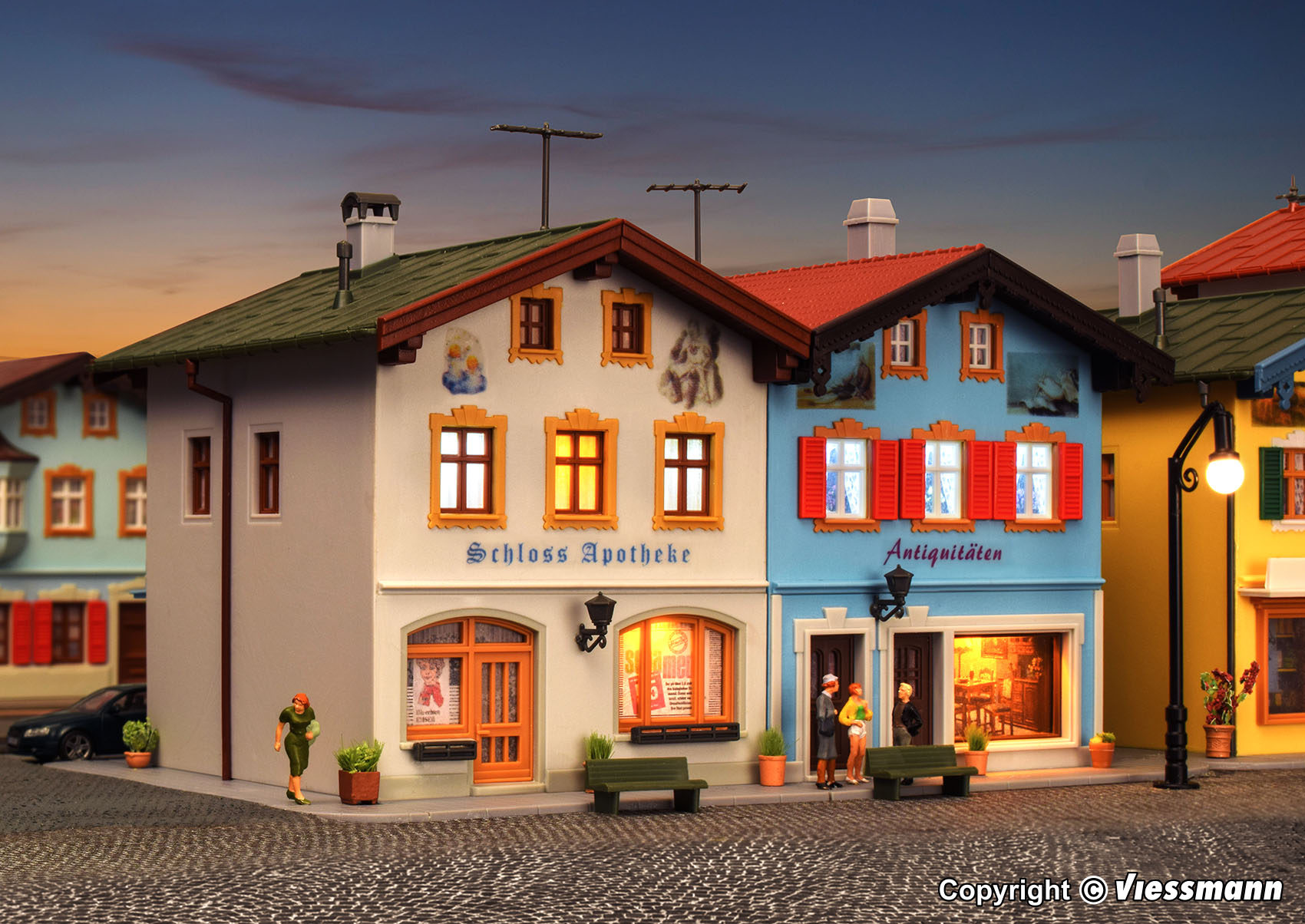 Kibri 38821 Spur H0 Schlossapotheke und Antiqu     55,95
