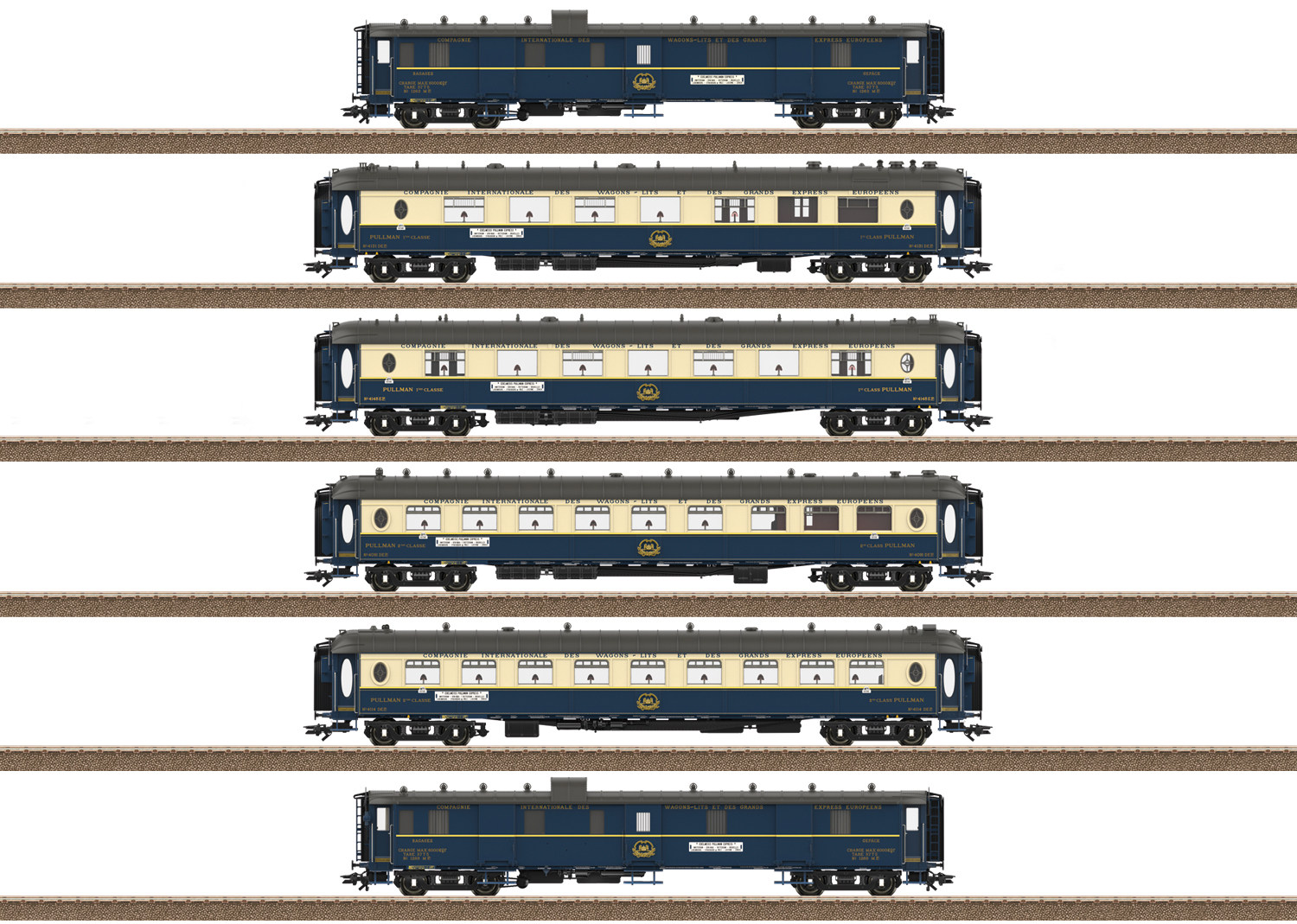 Trix 26470 Spur H0 Pullmanwagen-Set „Edelweiß“        679