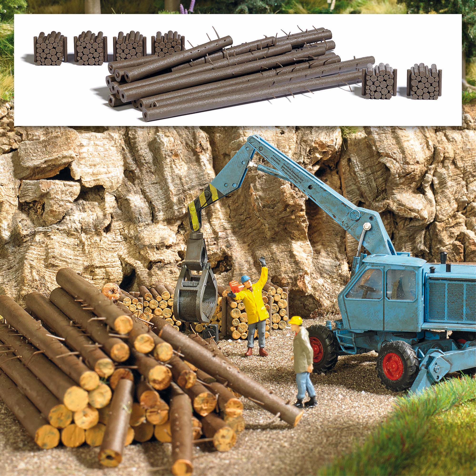 Busch 1379 Spur H0 Holzplatz  H0                      9,99