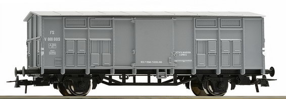 H0 Spitzdachwagen 881 889 grau FS  Ep.IIIrr2###      013.90]