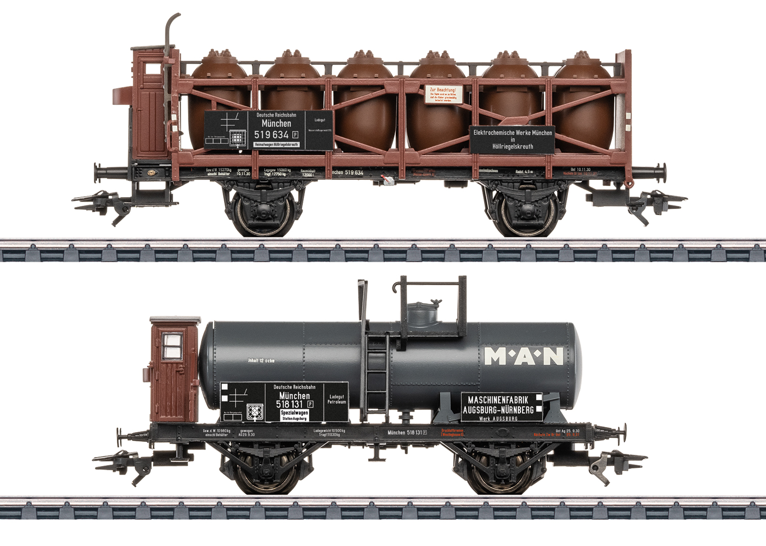 Märklin 46570 Spur H0 Güterwagen zu BR 56.34-3 DRG Ep 2 He26