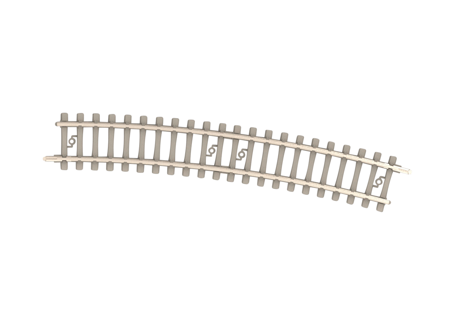 Minitrix 14527 Spur N Gebogenes Gleis mit Betonsch    3,19