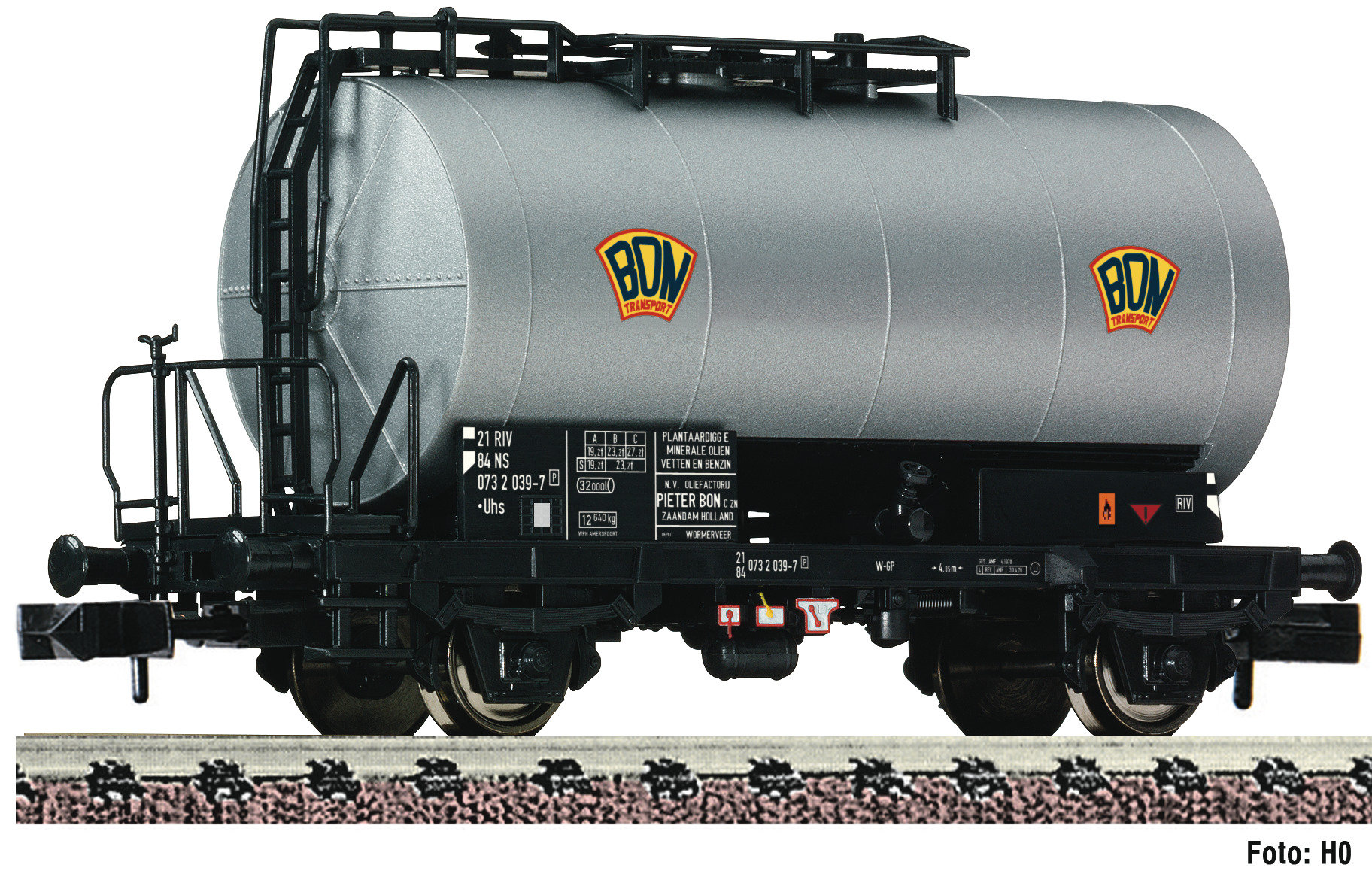 Spur N Kesselwagen 'Pieter Bon', sil NH2020   ##[UVP 031.90]
