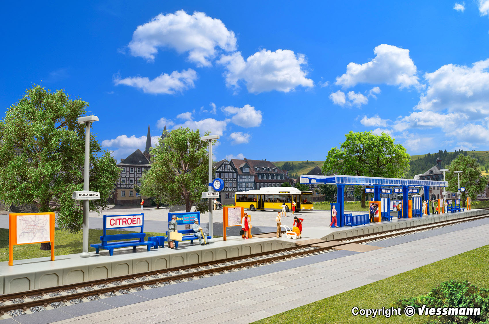 Kibri 39556 Spur H0 Bahnsteig Sulzberg             44,5