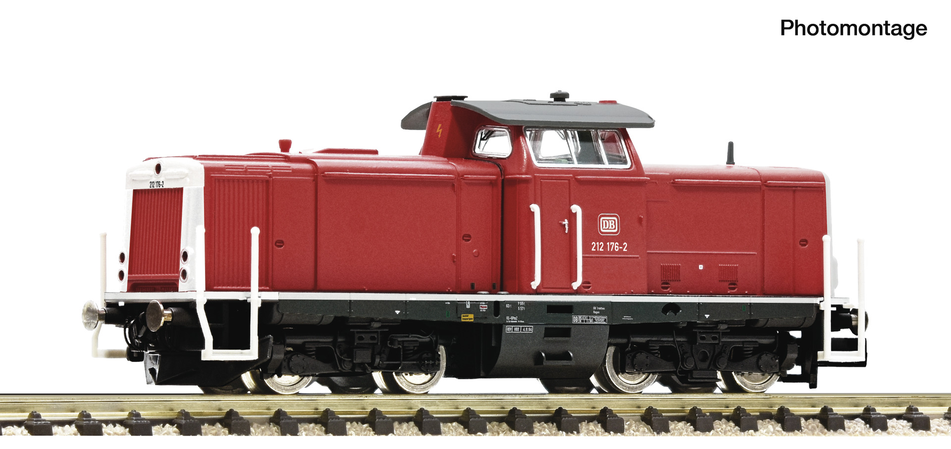 FLEISCHMANN 7370041 Spur N  Diesellok BR 212 DB orientrot DC