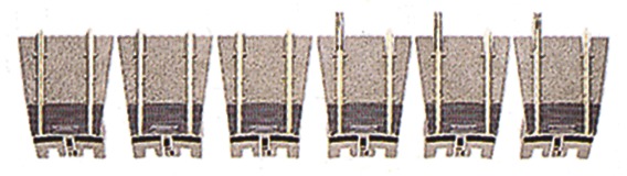 Fleischmann 6155 DREHSCHEIBEN ERG.SET F.6154